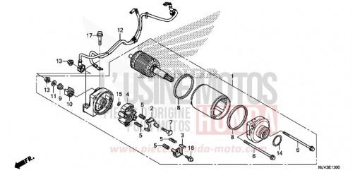 MOTORINO AVVIAMENTO CBR500RAF di 2015